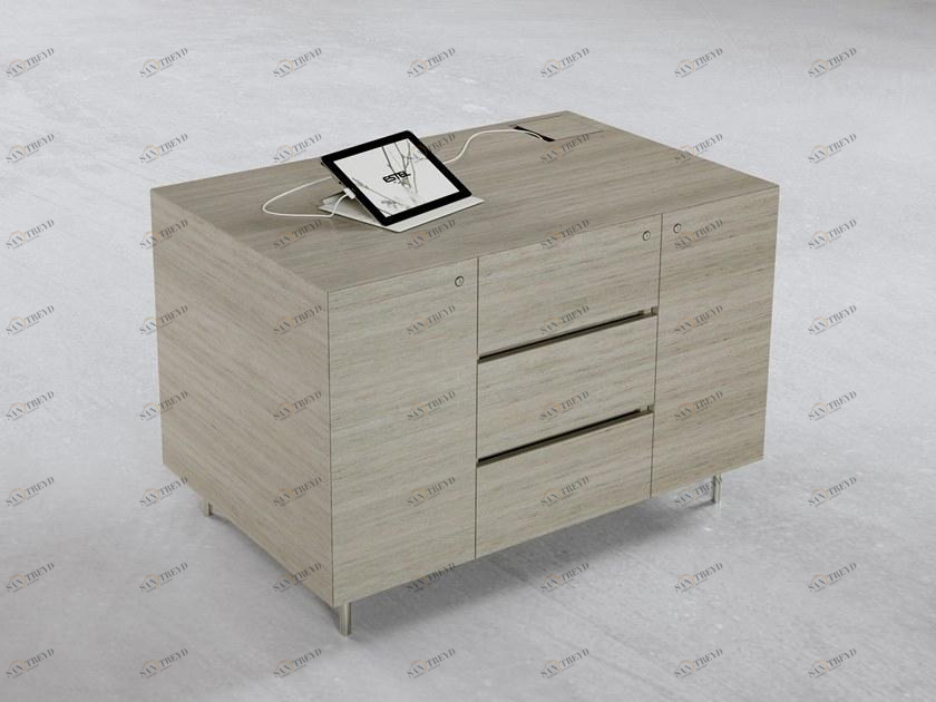 ESTEL GROUP Низкий офисный шкаф для хранения вещей с распашными дверцами Altagamma sun-id-1440092