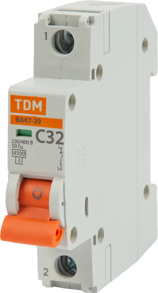 Автоматический выключатель TDM Electric ВА47-29 32А для защиты электросетей 84399483