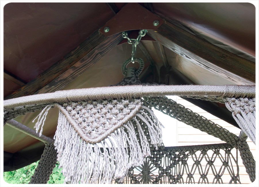 Деревянный каркас с крышей для качелей "Caepa" "Каравелла" BESTA FIESTA КРЕСЛО-КАЧЕЛИ 044658 Бежевый;коричневый  - Вид №1