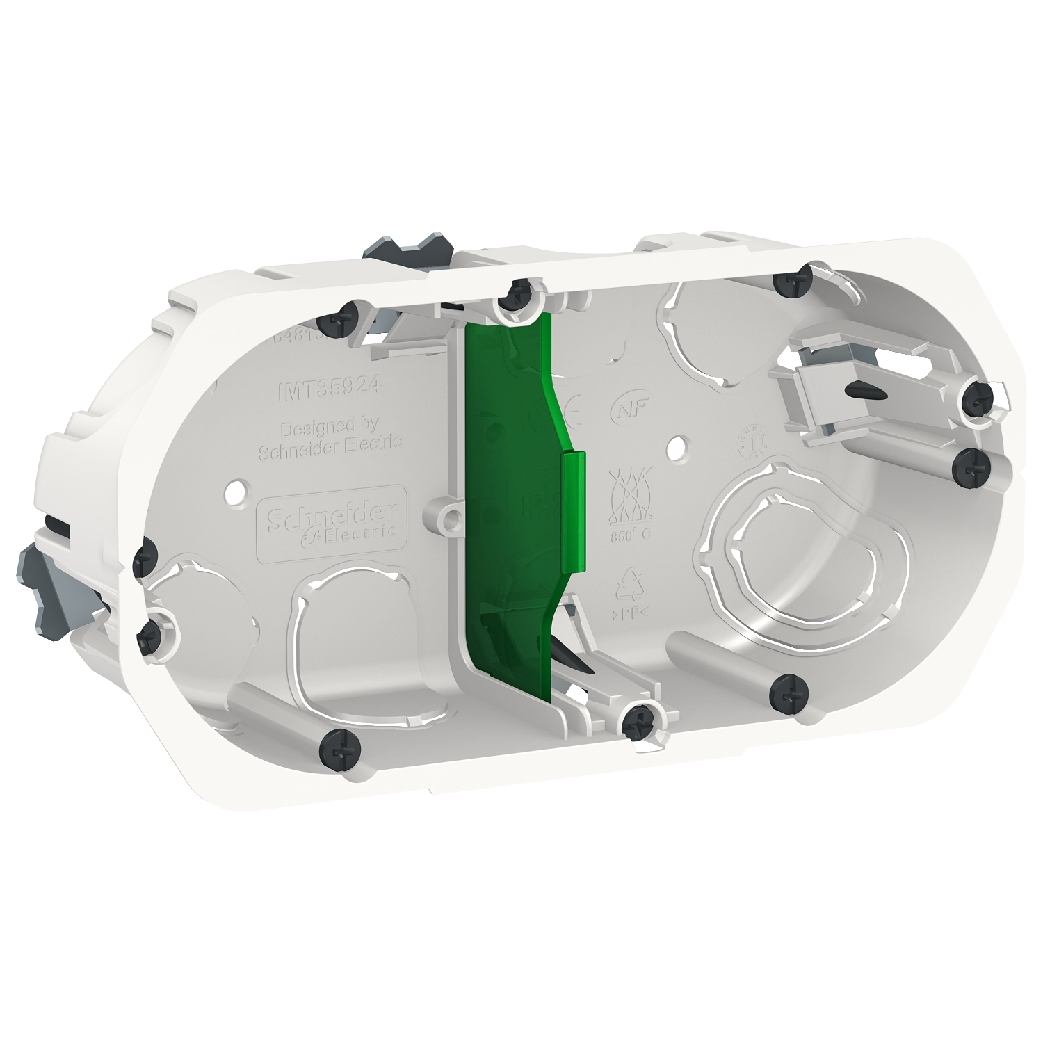 IMT35924 Коробка 2 поста глубина 40 мм Schneider Electric Multifix