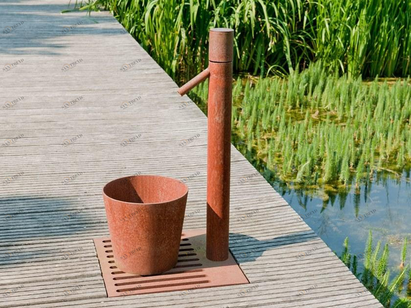 CYRIA Садовый фонтан Corten ™ Monsieur sun-id-1504029