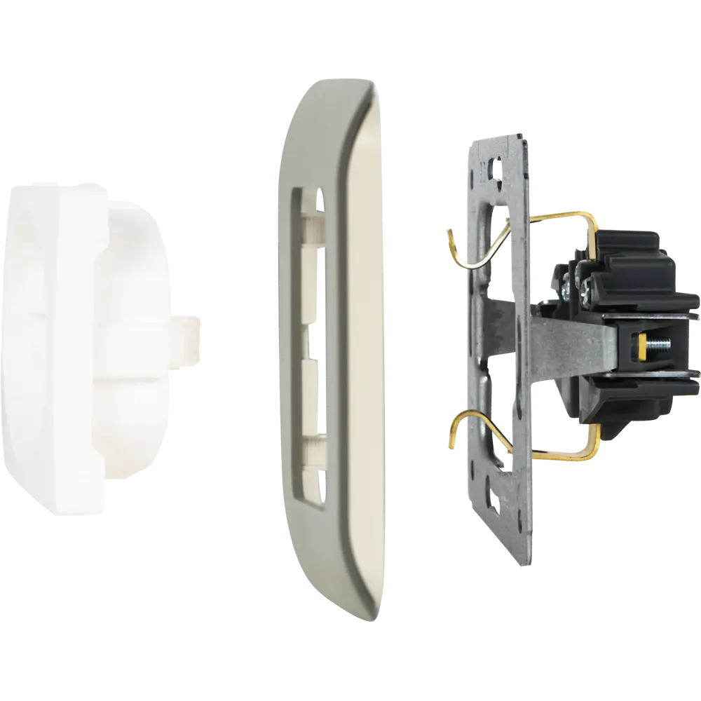 Рамка для розеток и выключателей Lexman Cosy 2 поста, цвет серый STLM-2092866 - Вид №3