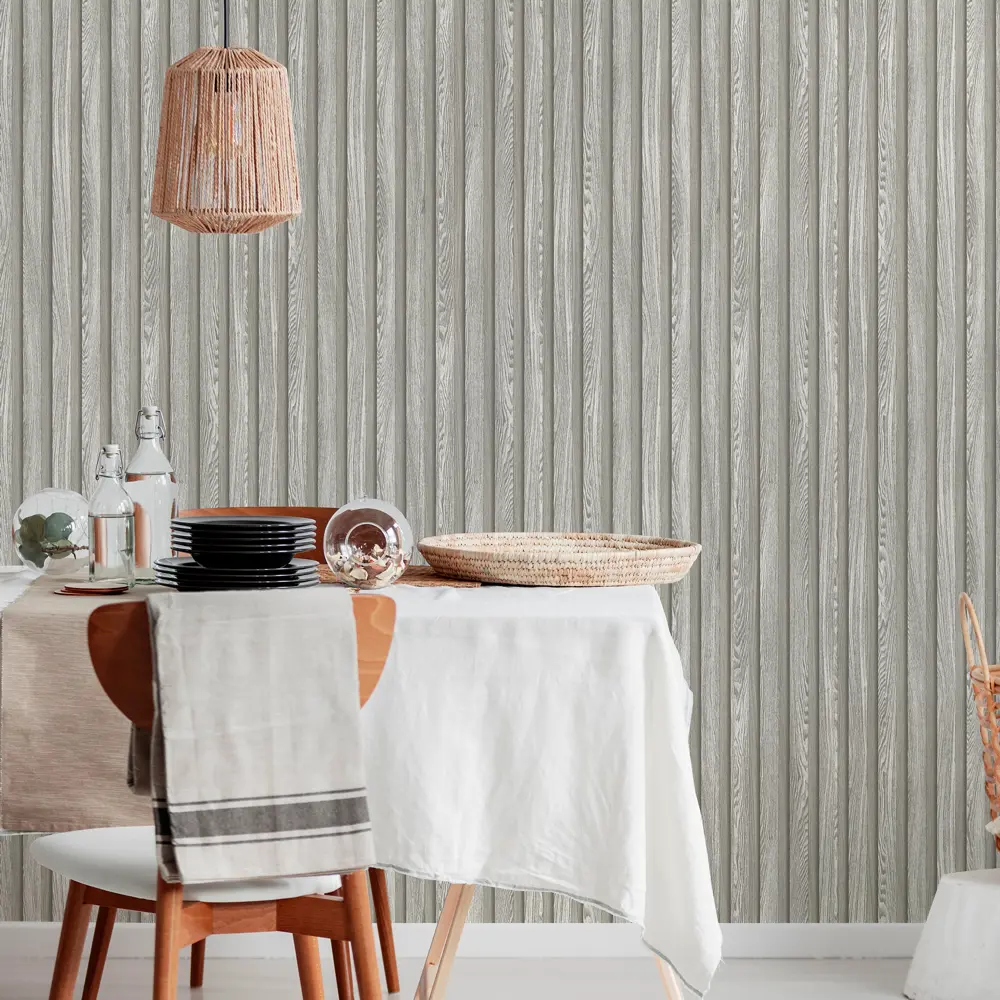 Обои бумажные Elysium Зебрано коричневые 0.53 м 907601 STLM-2190291 - Вид №2