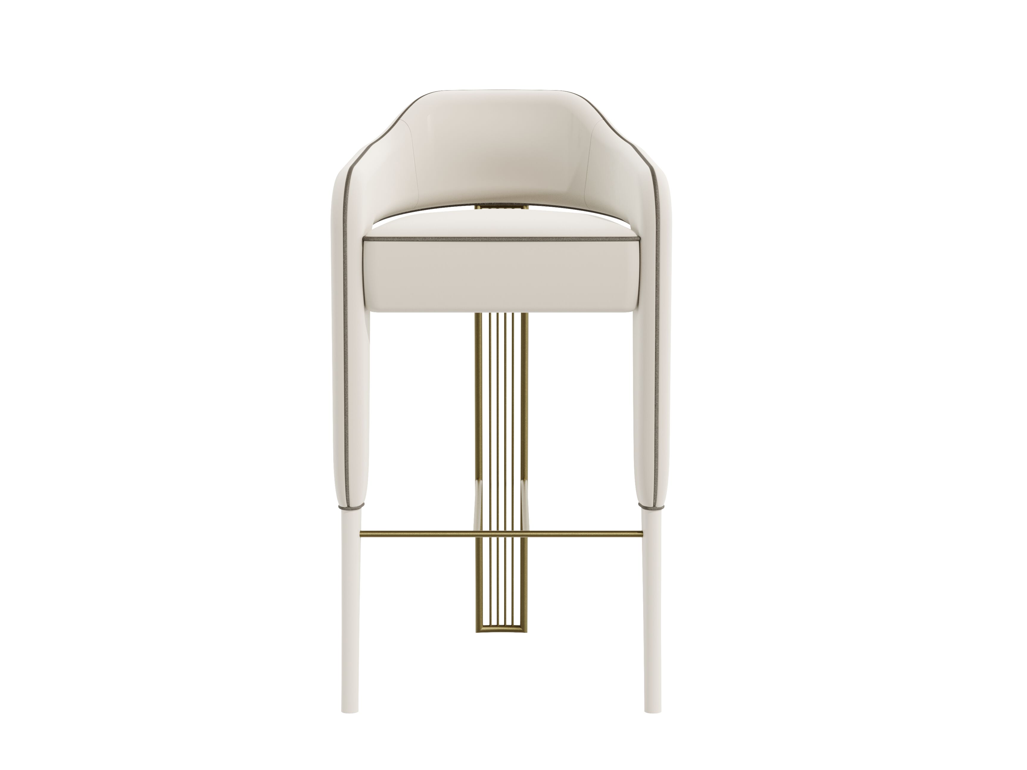 Тканевый барный стул с подставкой для ног Casa Magna INVICTA II ARCH-00109795 - Вид №1