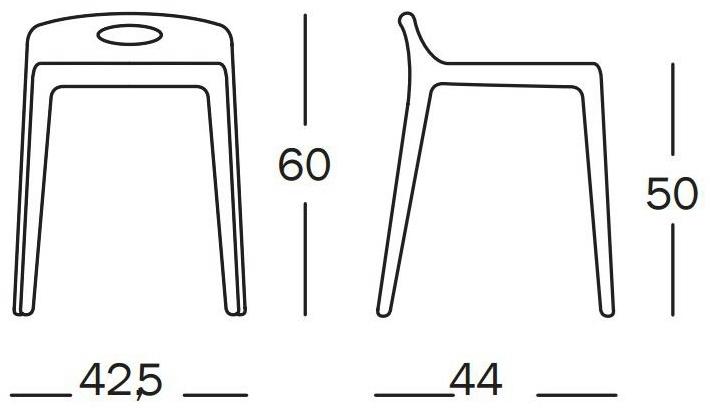 Magis Табурет низкий полипропиленовый sun-id-1393816 - Вид №1