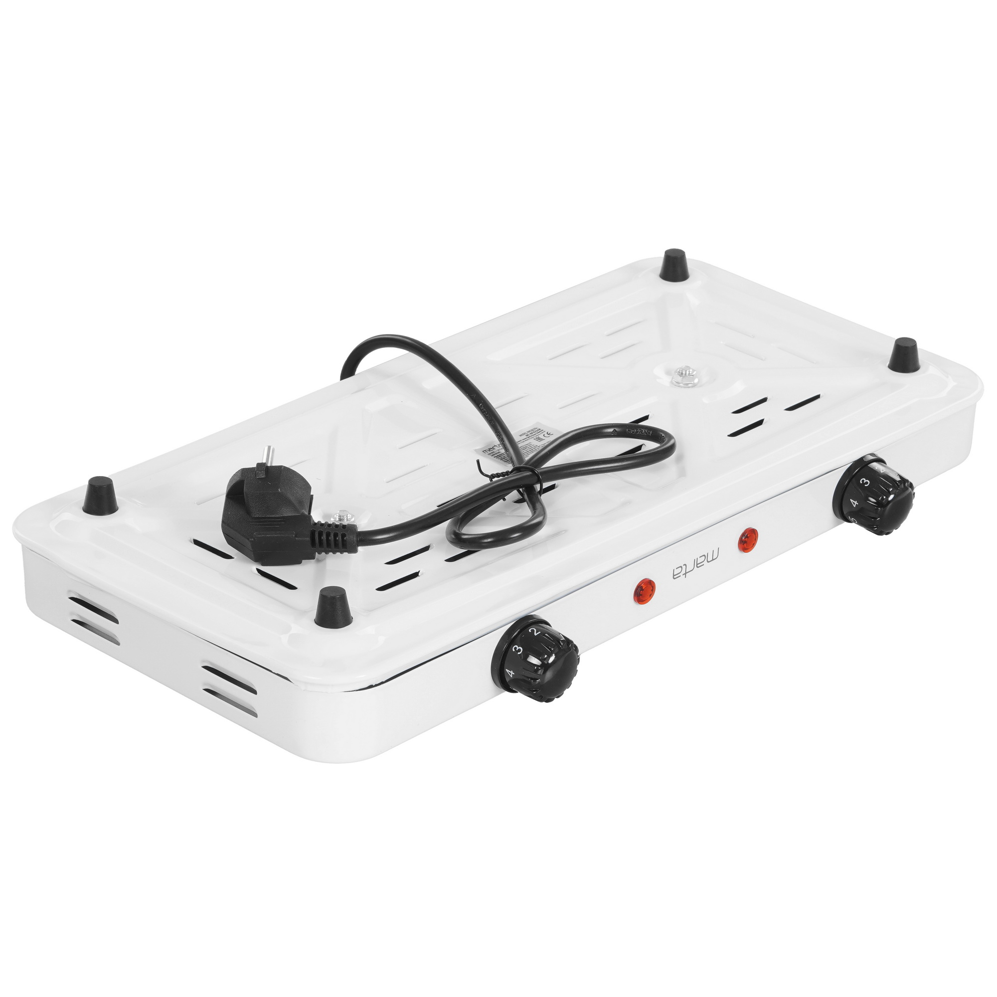 9177368 Плита компактная электрическая MARTA MT-HP4234A белый STDN-0006423 - Вид №4