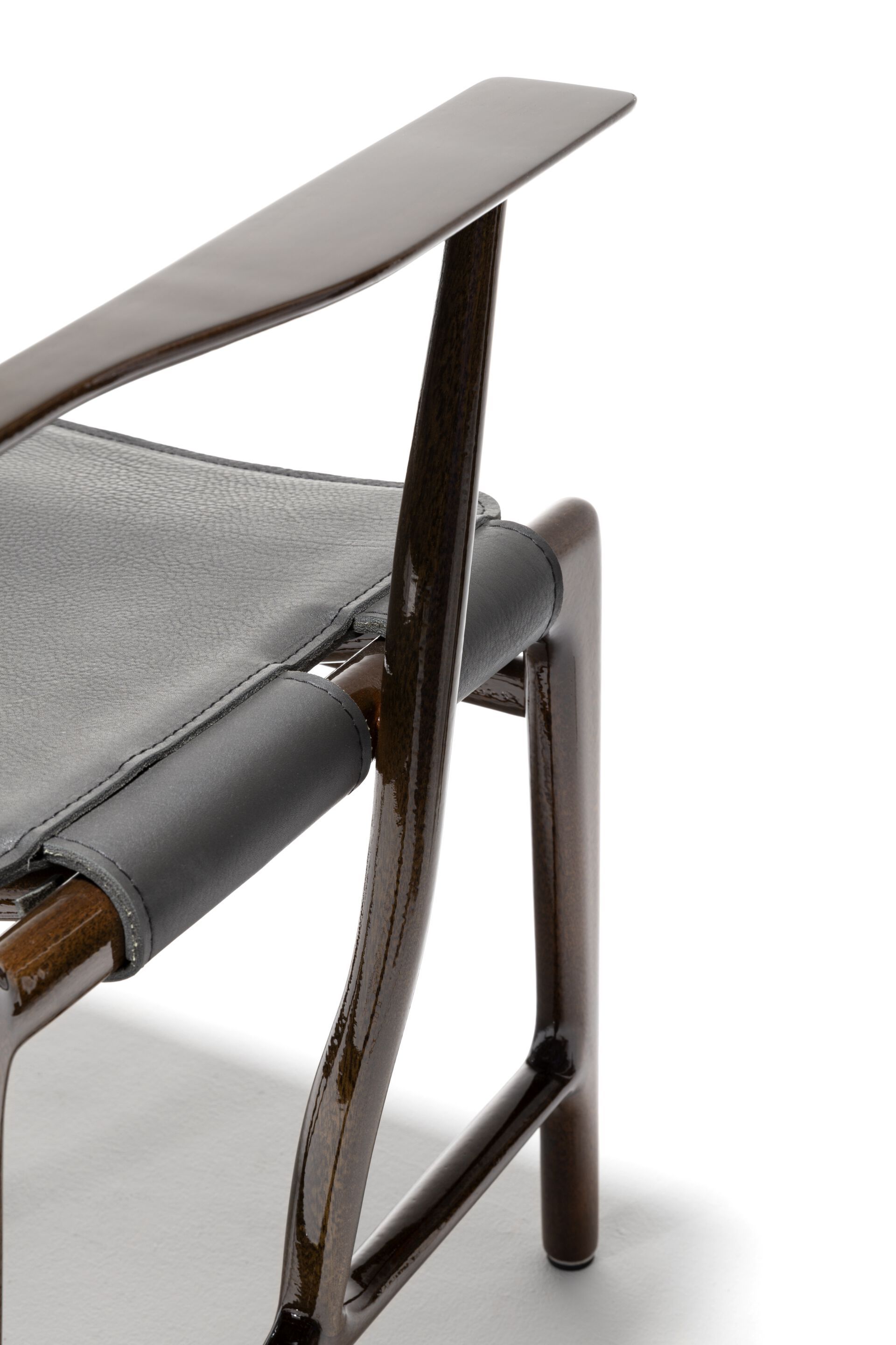 Садовое кресло из красного дерева и кожи с подлокотниками Exteta Levante ARCH-00082375 - Вид №20