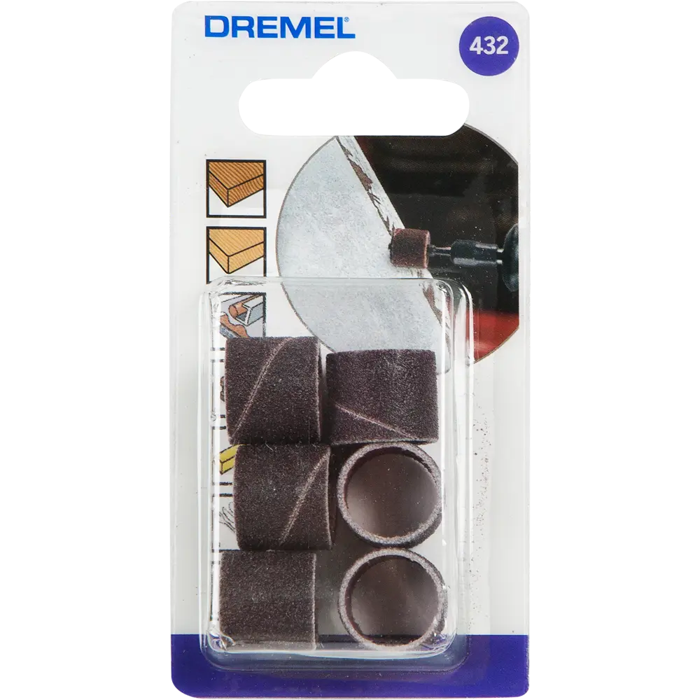 Насадка наждачный валик Dremel, 13 мм STLM-2142760 - Вид №2