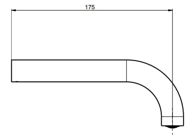 Настенный дозирующий носик Rubinetterie Frattini Pepe XL ARCH-00133817 - Вид №1