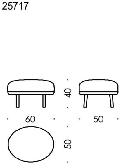 Wittmann Круглый пуф Vuelta sun-id-1507466 - Вид №2