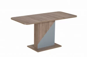 Стол обеденный раздвижной коричневый с синей вставкой 110-145 см Accent STOOL GROUP  00-3958853 Коричневый;синий
