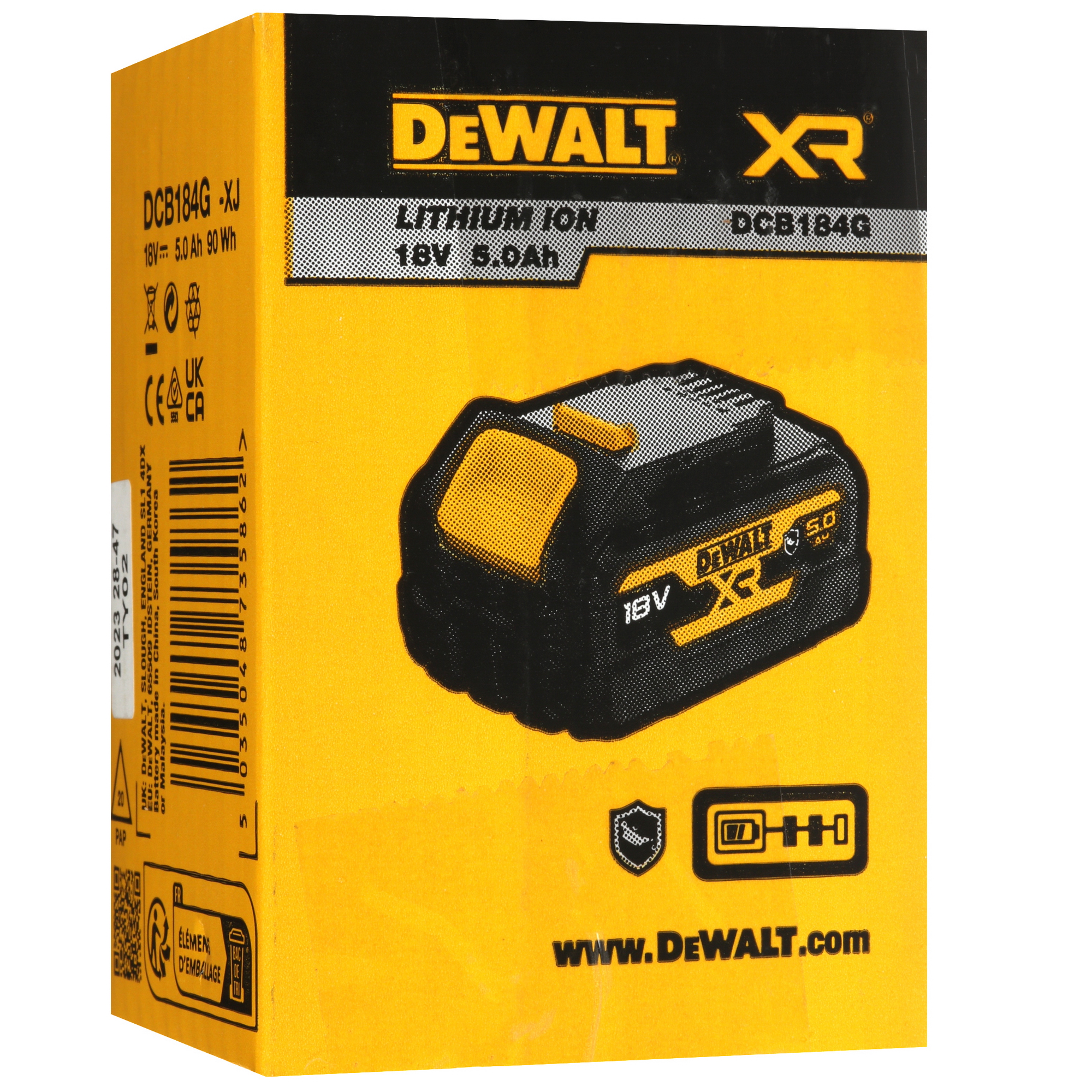 Аккумулятор DeWALT DCB184G 5437890 STDN-0026268 - Вид №4