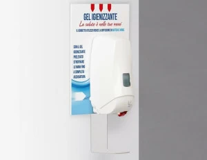 GEPROM design Настенный дозатор дезинфицирующего средства для рук  Wd