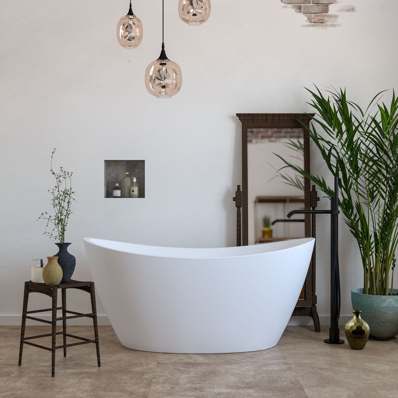 Акриловая овальная ванна Ercos RODI ARCH-00138260 - Вид №1