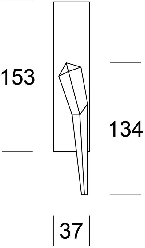 Ento Оконная ручка из латуни dk Plissè 6103 Plissé - Вид №2