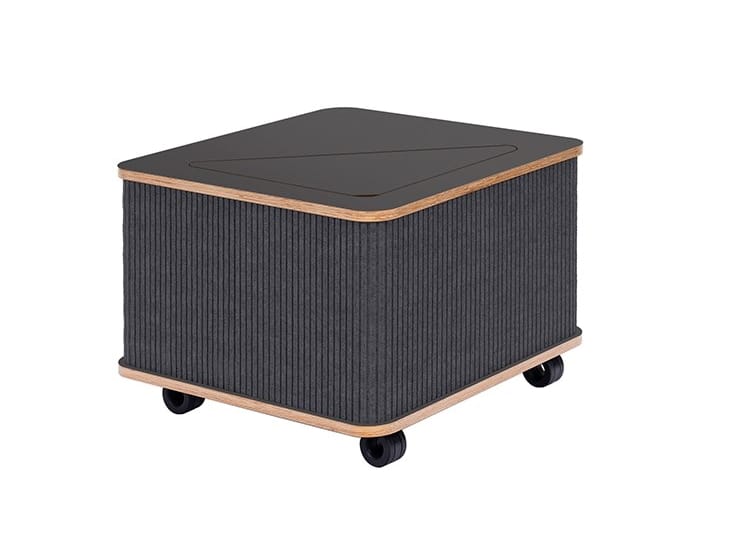 Низкий журнальный столик из войлока с колесами Askia THE CATCHER ARCH-00150503 - Вид №3