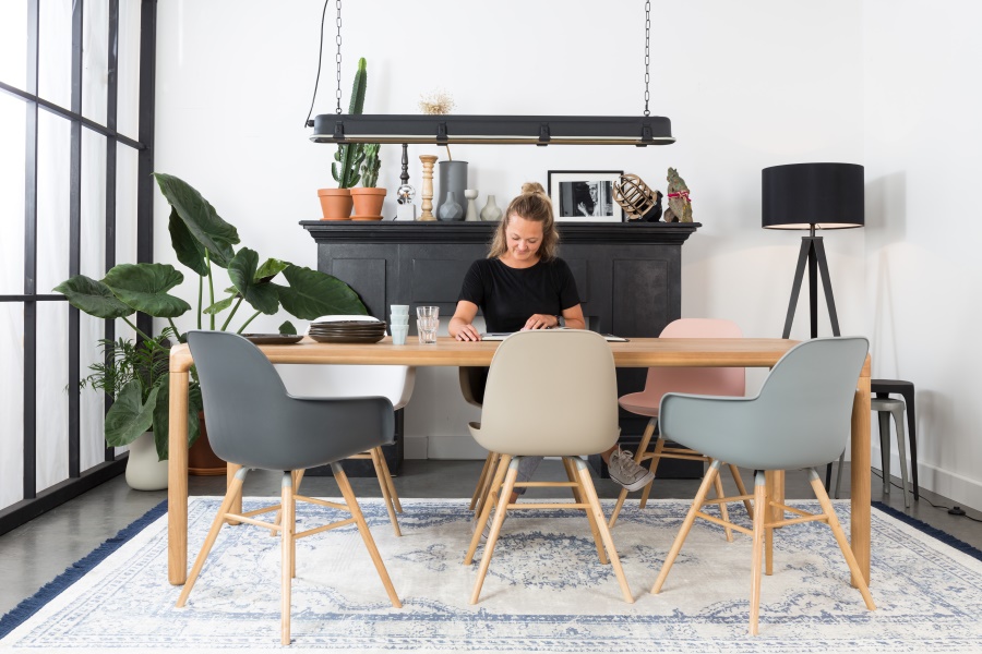 Кресло Albert Kuip темно-розовое Zuiver 1200134 - Вид №6