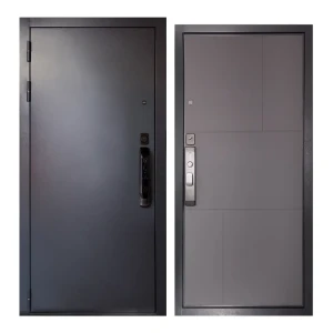 92000237 Входная дверь Unicorn Terminal smart левый 205x96см цвет графит букле/графит софт STLM-1347962