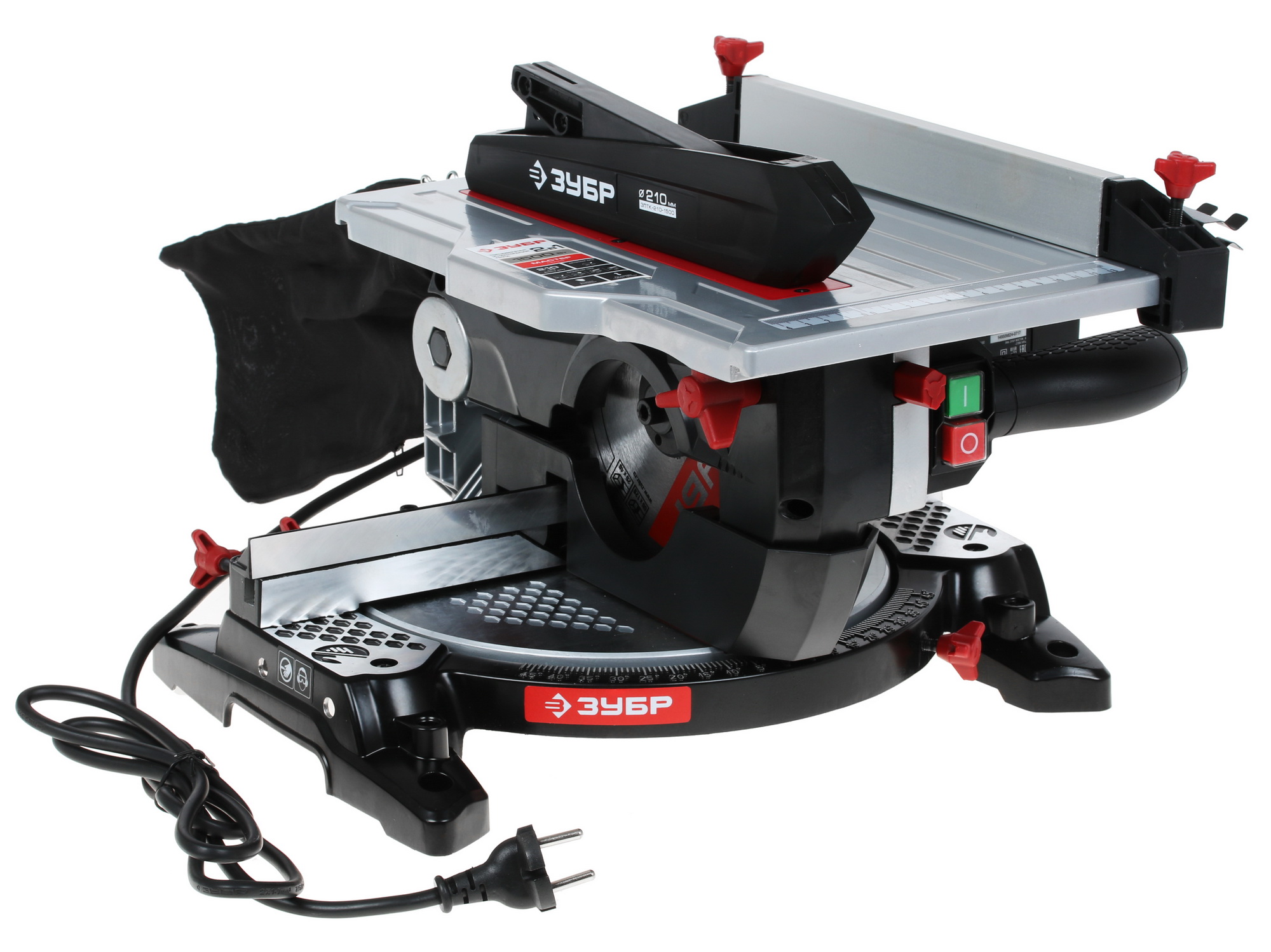 Торцовочная пила комбинированная Зубр ЗПТК-210-1500 8103316 STDN-0089231