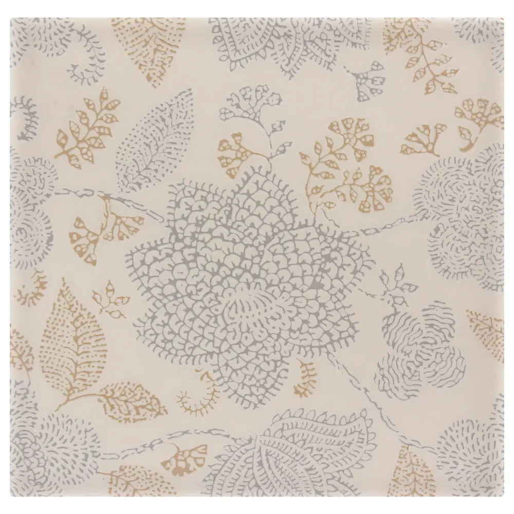 Плитка настенная Нефрит-Керамика Мемо Флора Дюна 20х20 см 0.8 м² цвет бежевый STLM-2075493