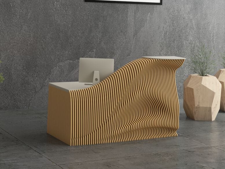 Стойка регистрации из фанеры MYWOODREAM ZENIA ARCH-00009700 - Вид №1