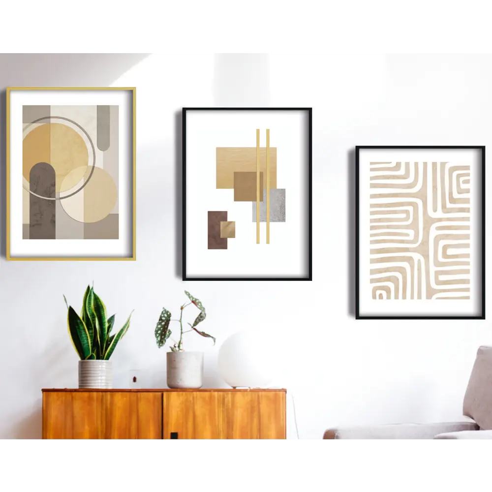 Постер Геометрия 30x40 см 3 шт АРТ ДИЗАЙН STLM-2064419