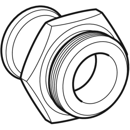 31731 Переходник Geberit Mapress из нержавеющей стали, с наружной резьбой G Geberit  - Вид №1