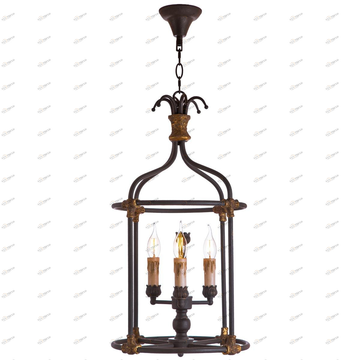 Подвесная люстра Loft IT Loft1333-3 LOFT IT ДИЗАЙНЕРСКИЕ, LOFT1333 075252 Коричневый 