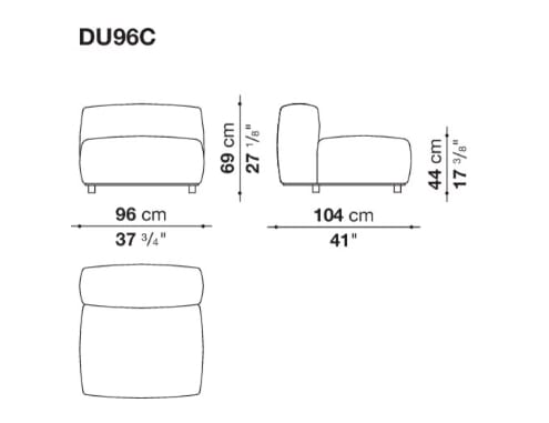 Модульный тканевый диван B&B Italia Dambo ARCH-00043318 - Вид №2