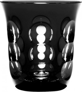 10534300 Christofle Стакан для воды 200мл "Кавали" (черный) Хрусталь