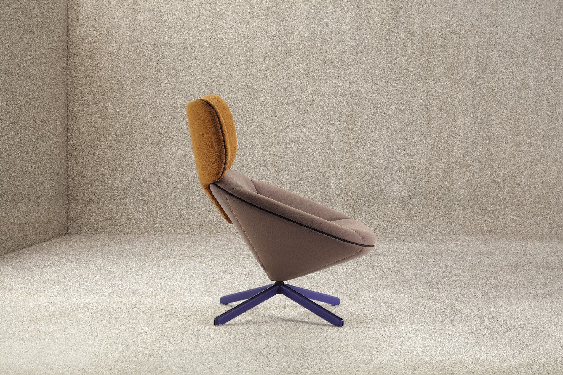 Спицевое кожаное кресло с подголовником SANCAL ARCH-00138039 - Вид №6