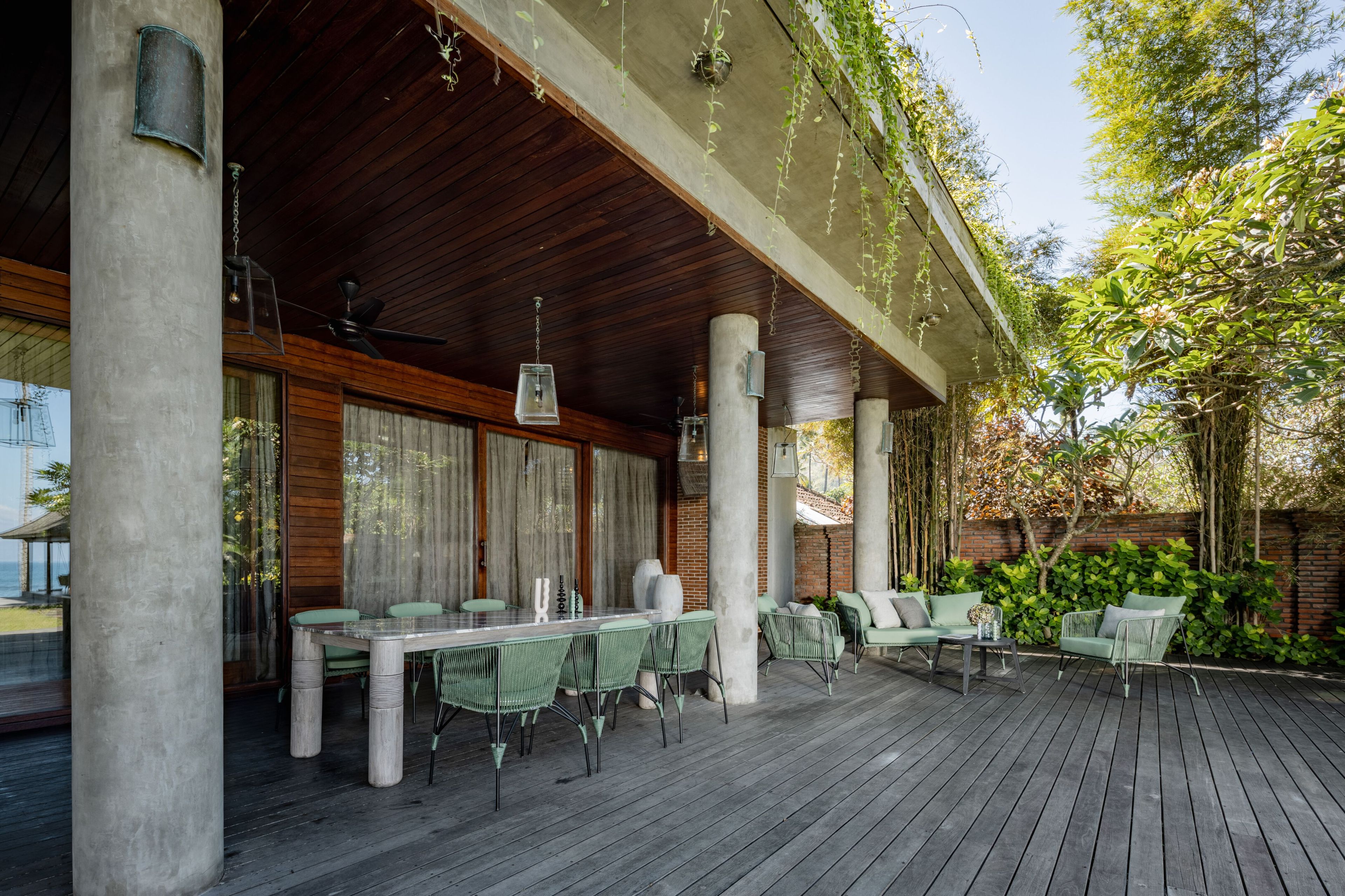 Травертин прямоугольный садовый стол cbdesign Hercules ARCH-00134096 - Вид №1