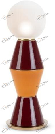 MARIONI Керамическая светодиодная настольная лампа Palm 02966m