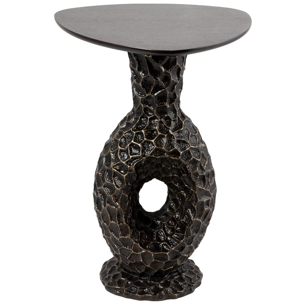 17002 Декоративный столик Лидион Амбер Графит BOGACHO 4627174557220