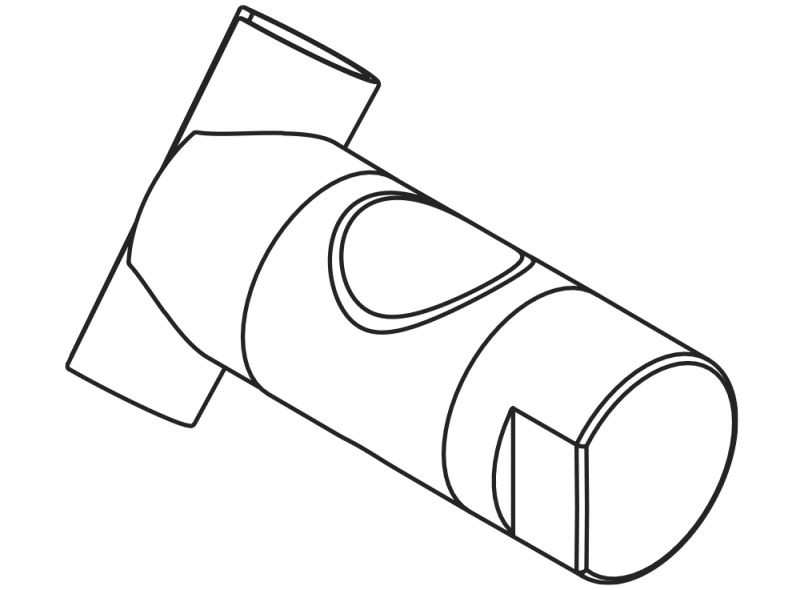 70899 держатель для душа HEWI System 900 - Вид №2