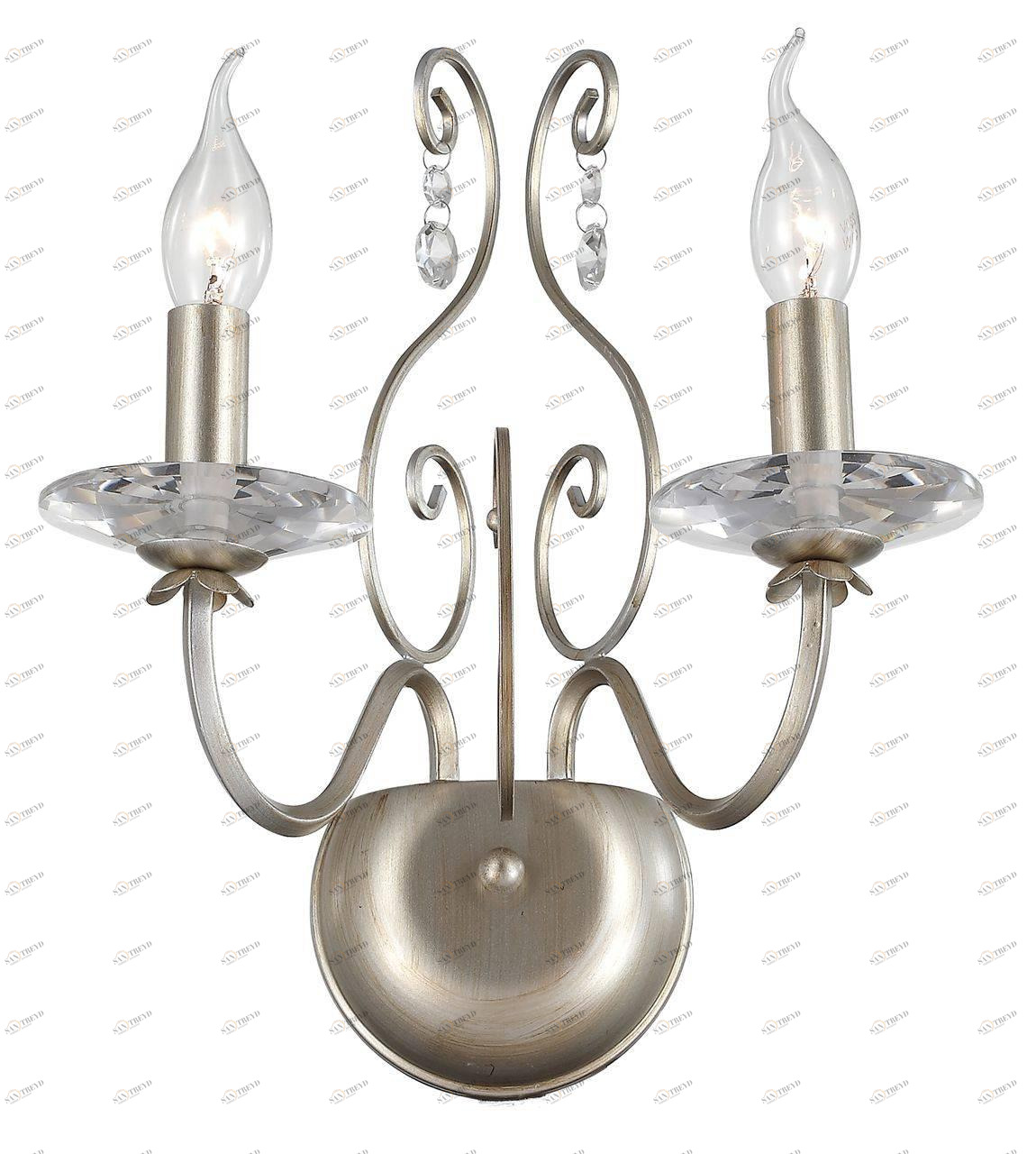 Бра ST Luce Comodita SL696.201.02 ST LUCE СВЕЧА 077436 Прозрачный;серебро 