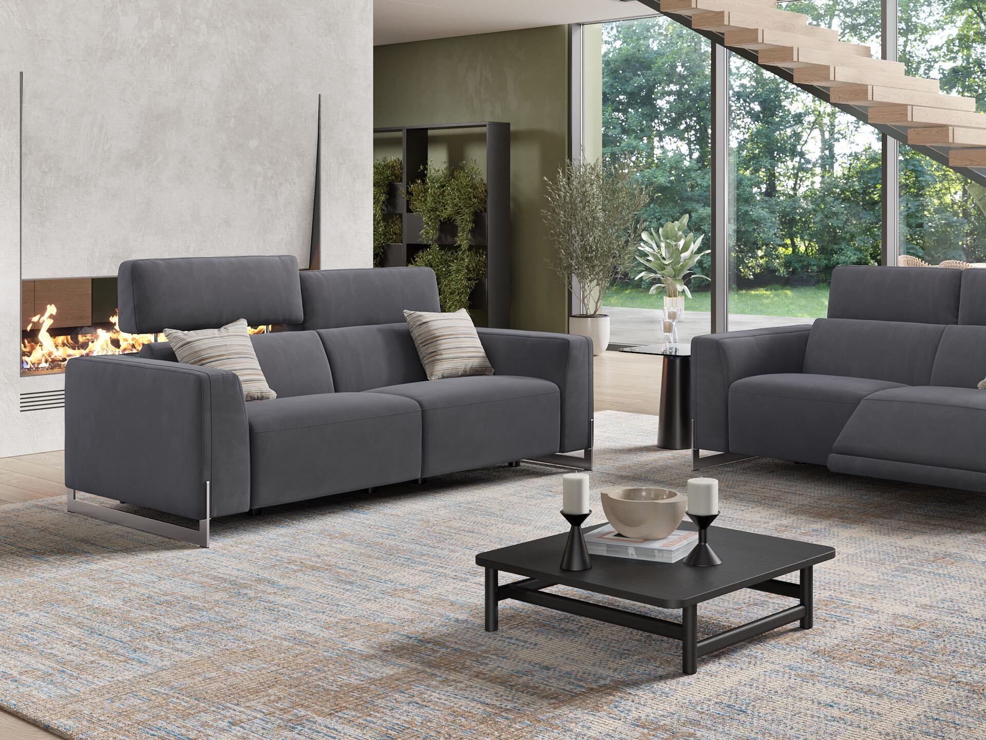 3-местный тканевый диван Sofanella Amelia ARCH-00036566 - Вид №5