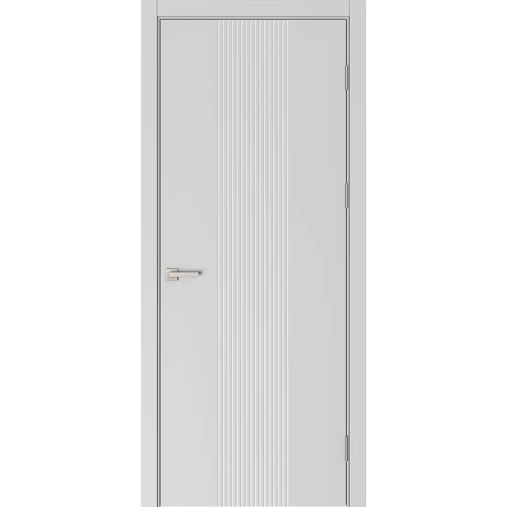 Дверь межкомнатная глухая Вилия 70x210 см эмаль цвет серый с замком и без петель 89464689 STLM-2080589 BELWOODDOORS 