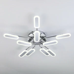 Потолочный светильник светодиодный хром Osaka 90148/10 EUROSVET OSAKA 00-3890641 Белый;хром