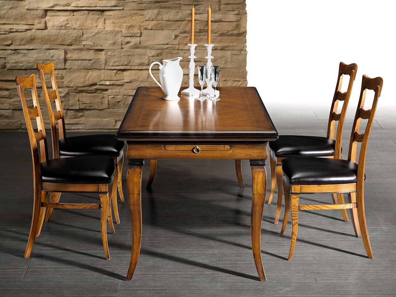 Выдвижной стол из грецкого ореха L'Ottocento Antiqua ARCH-00098762