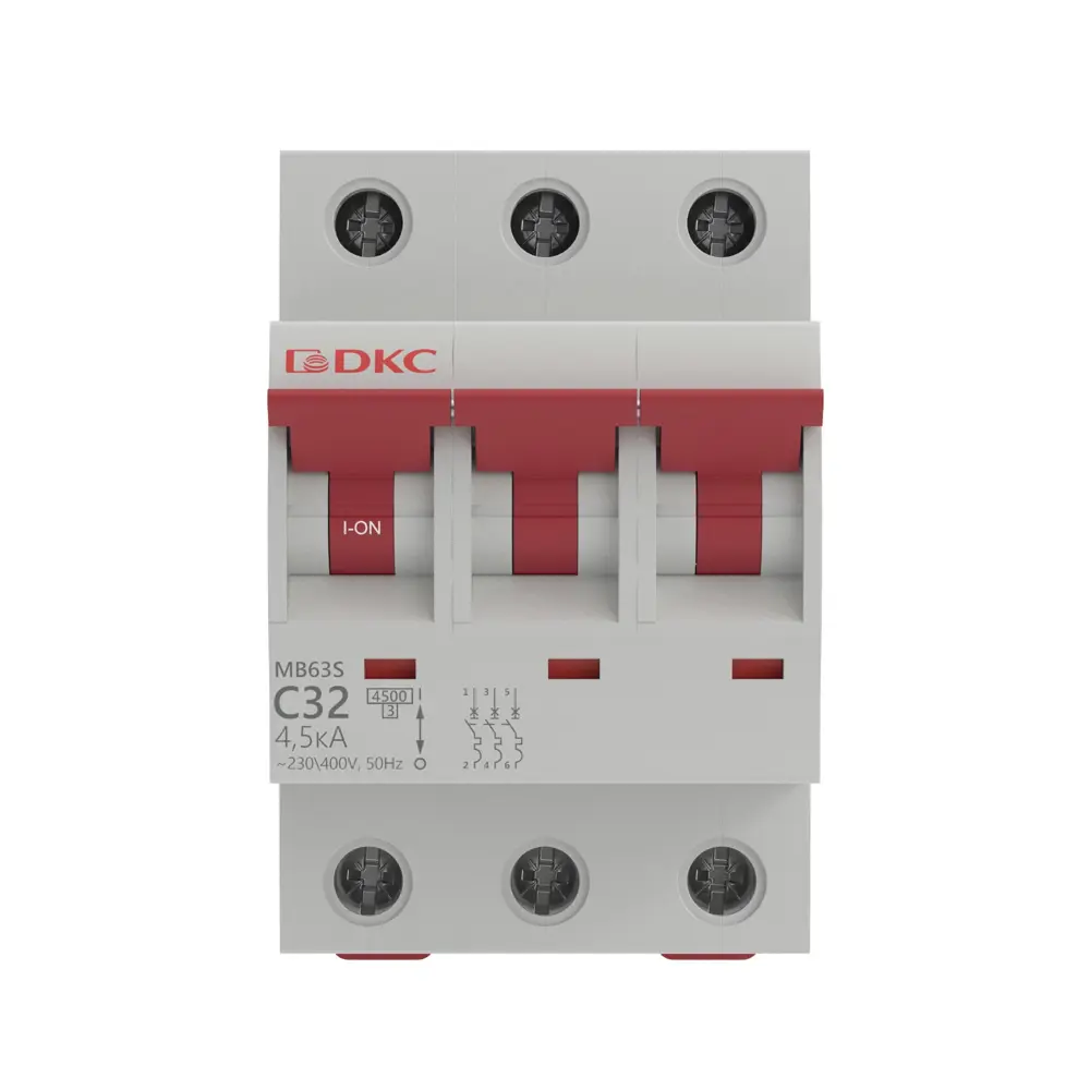 Автоматический выключатель DKC Yon 3P C32 А 4.5 кА STLM-2053222 - Вид №1