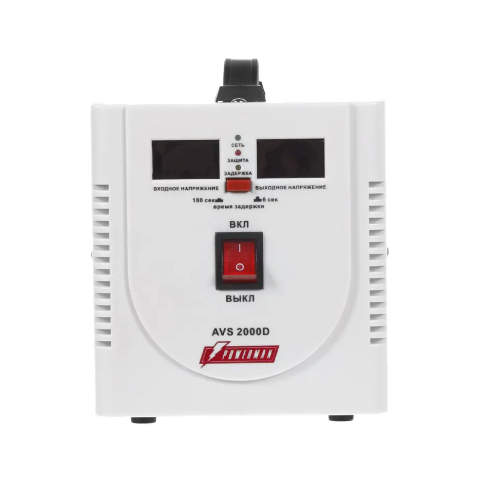 Стабилизатор напряжения POWERMAN AVS 2000D для защиты техники 15640326 STLM-0006220