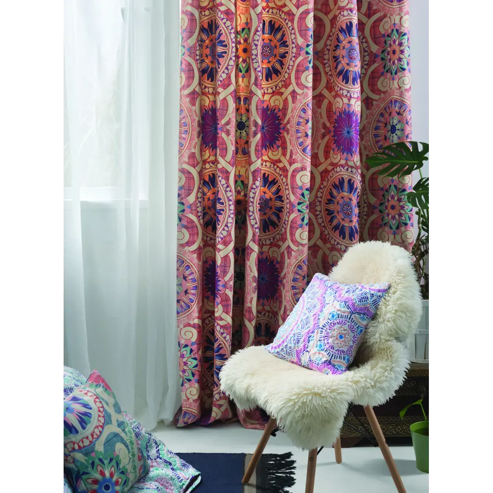 Наволочка декоративная стёганая Boho, 40x40 см, цвет розовый Santreyd STLM-2105628 - Вид №5