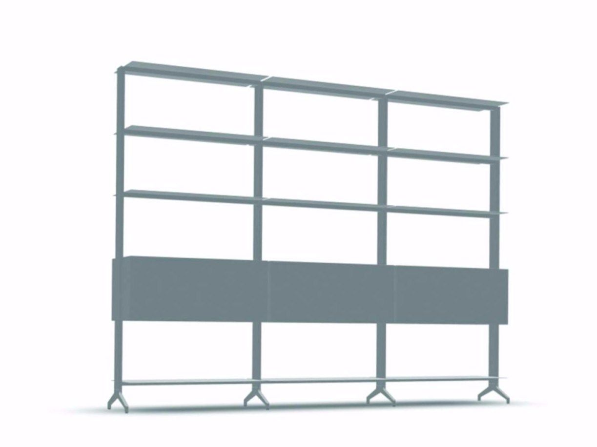 Алюминиевый модульный книжный шкаф Alias Aline ARCH-00111535 - Вид №1