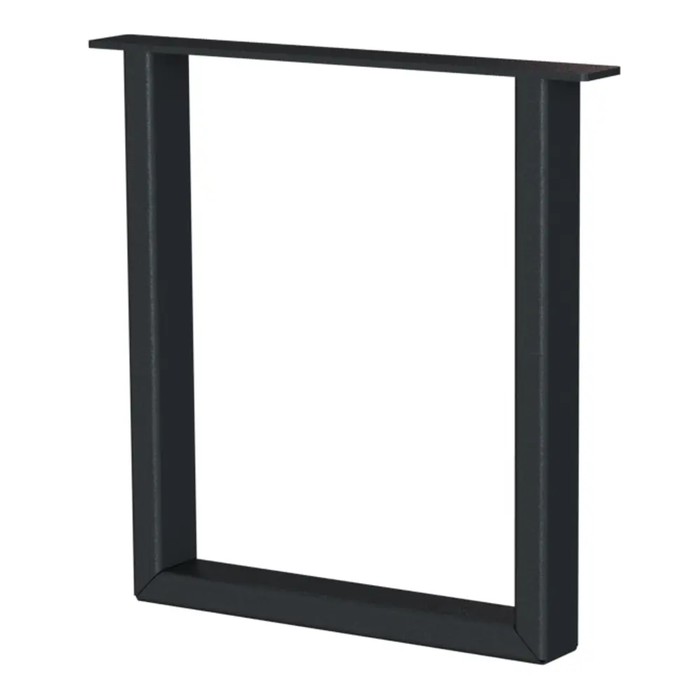 Подстолье для журнального столика Лофт 40 см металл цвет черный METALLCART STLM-2200029