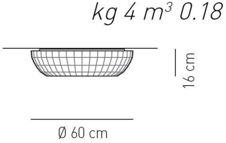 AXOLIGHT Потолочный светильник из ткани Bell sun-id-1362290 - Вид №10