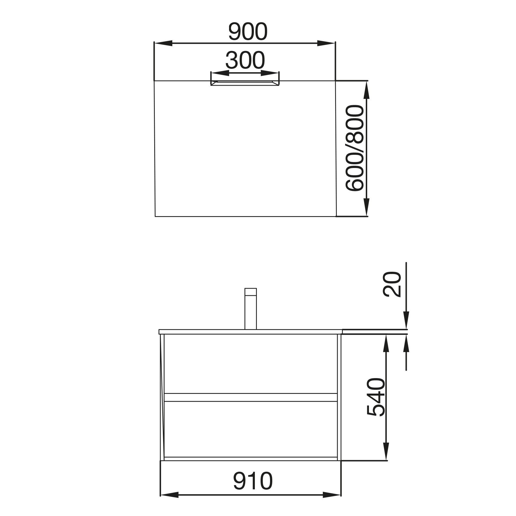 85072 SALGAR Комплект мебели для ванной NOJA 900 OAK CALEDONIA + Раковина + Зеркало + Свет Дуб Каледония - Вид №2