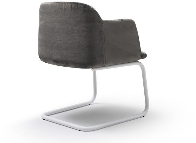 Quinti Sedute Санный стул с обивкой из ткани Deep sun-id-1440524 - Вид №7