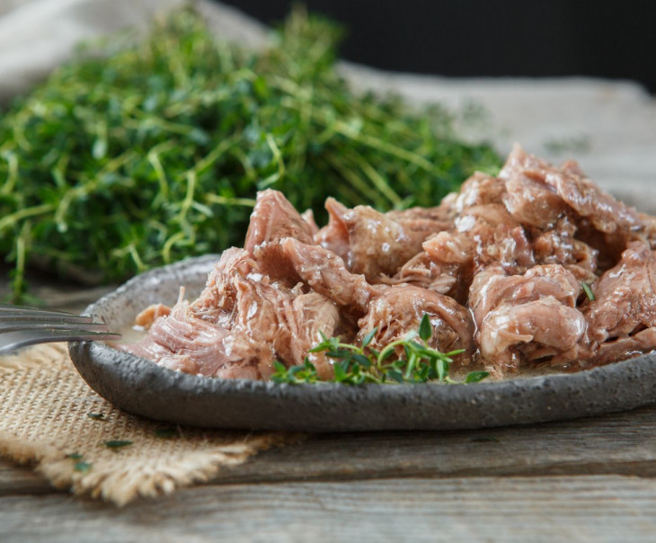 3606 Тушенка из мяса утки Вкусляндия  - Вид №1