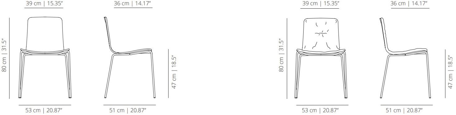 Viccarbe Штабелируемый стул из ткани Klip sun-id-1352157 - Вид №2